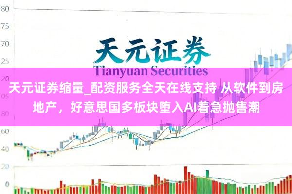 天元证券缩量_配资服务全天在线支持 从软件到房地产,好意思国多板块堕入AI着急抛售潮